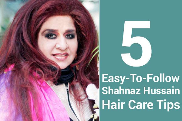 5 Facile à suivre Shahnaz conseils de soins capillaires de Hussain Photo