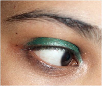 vert et noir Eyeliner
