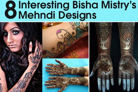 8 intéressants modèles de mehndi de Mistry Bisha Photo