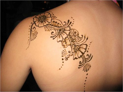 la conception de henné Mehadi