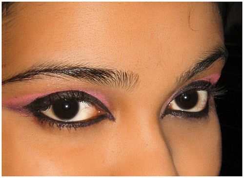 arabes maquillage pour les yeux des photos