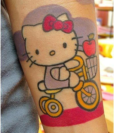 hello Kitty conceptions de tatouage