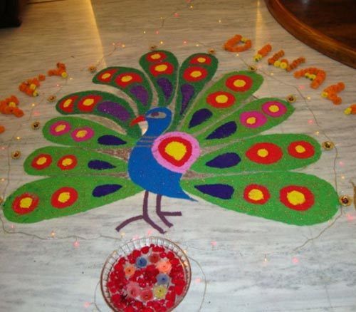 Conception Diwali pour rangoli