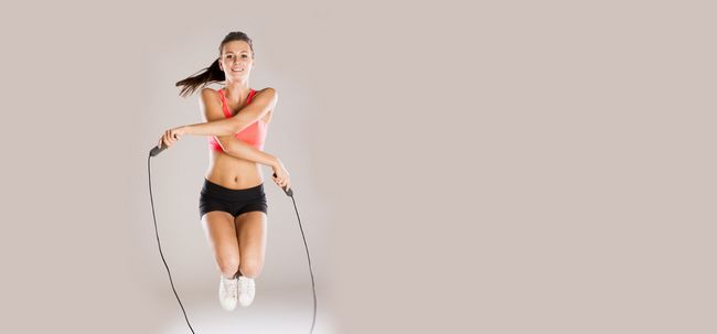 Étape 6 plan de saut à la corde d'entraînement pour la perte de poids Photo