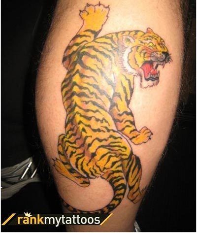 tigre dessins de tatouage