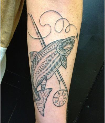 dessins de tatouage de poissons