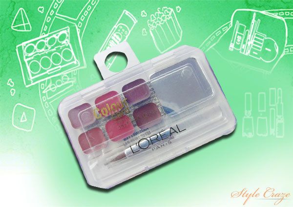 L'Oreal Color Card Lip Gloss Palette -Raisinettes