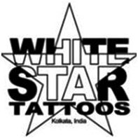 blanc studio de tatouage étoiles Kolkata