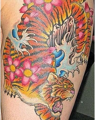 floral thème tatouage