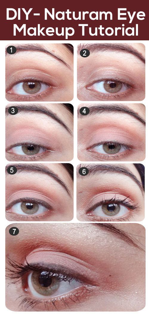 Naturelle des yeux maquillage tutorial - avec des instructions détaillées et des photos Photo