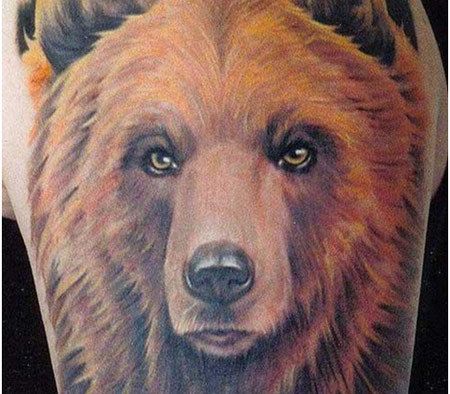 Top 10 des dessins ours de tatouage Photo