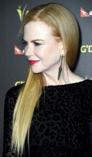 Chic Coiffure longue ligne droite de Nicole Kidman