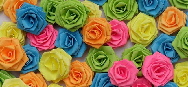 Top 10 des plus belles roses en papier Photo