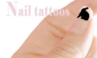 lapin ongles tatouage