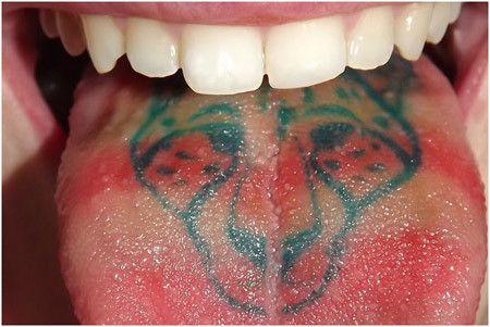 Tongue Tiger Tattoo