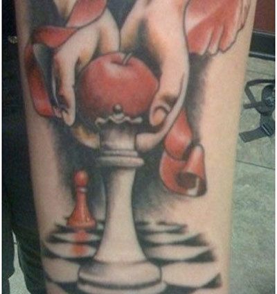 gage d'échecs tatouage