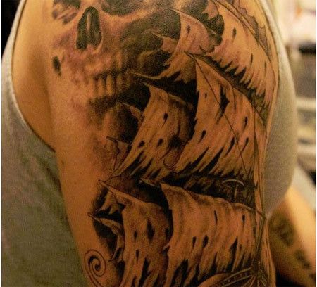 Davy Jones Pirate Tattoo