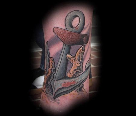 ancre pirate tatouage