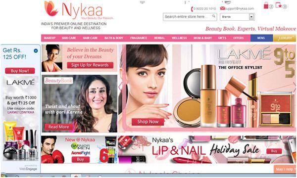 Top 5 des sites de vente en ligne pour acheter des produits de beauté en Inde Photo