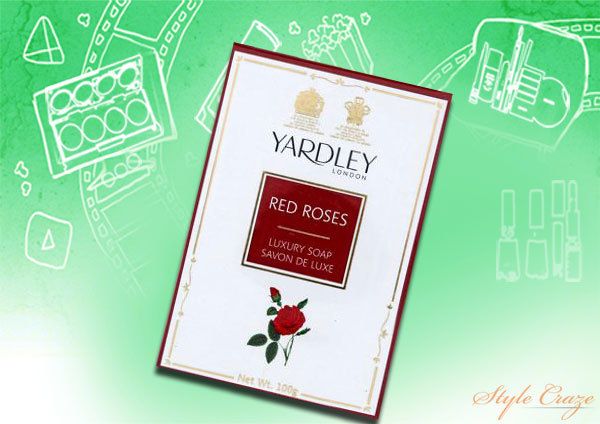 yardley roses rouges savon