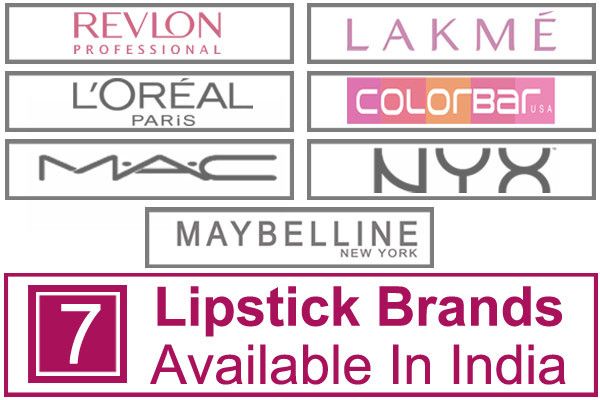 Listing des marques de rouge à lèvres 7 disponibles en Inde Photo