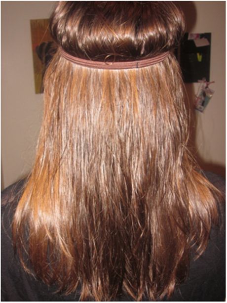 longue coiffure ondulée