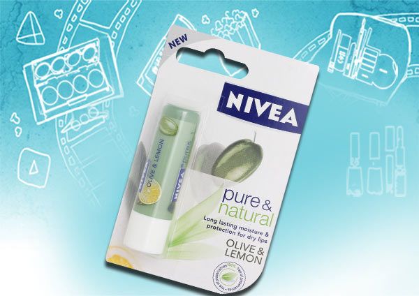nivea d'olive pure et naturelle et de citron baume pour les lèvres