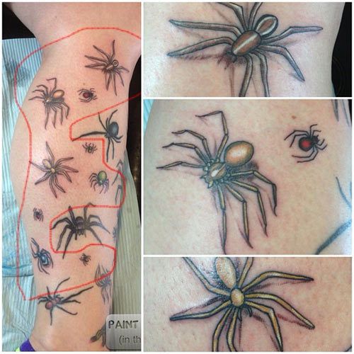 Spider-Pour-Spider Tattoo