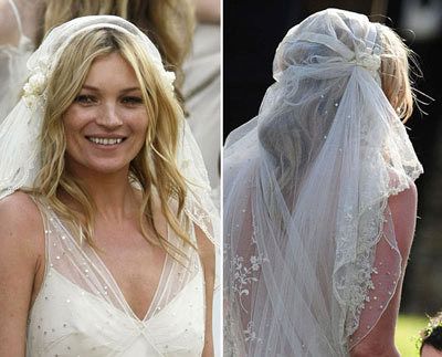 robe de mariée de Kate Moss