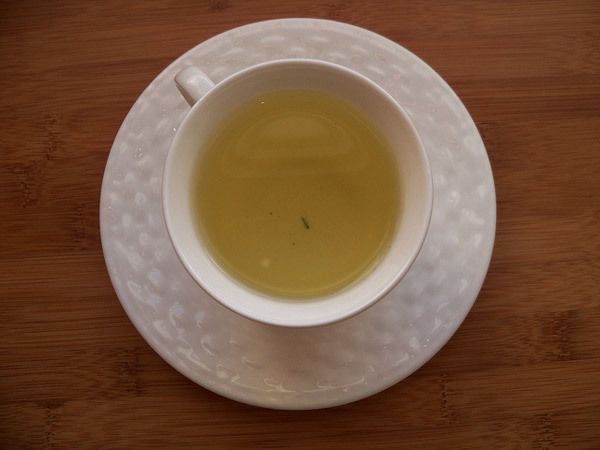 boire du thé vert