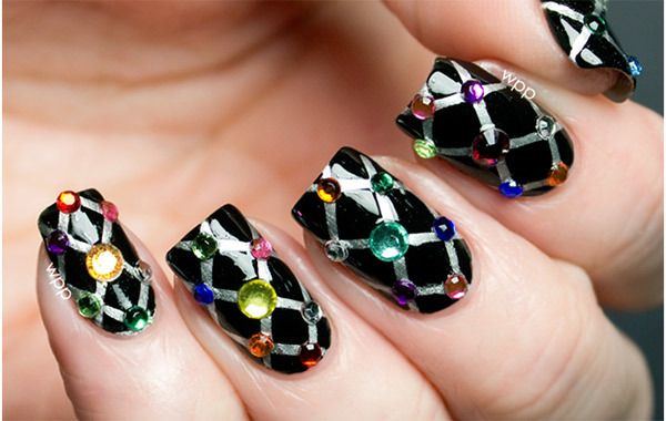 1. Nail Art Strass Paillettes - wide 2