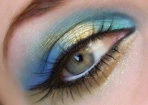 blue eye maquillage tutoriel