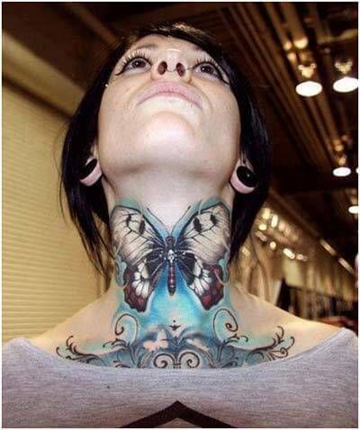 grande tatouages ​​papillon