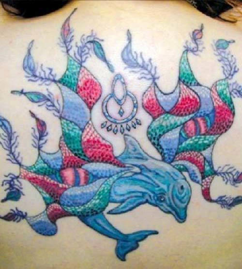 tatouages ​​de dauphin
