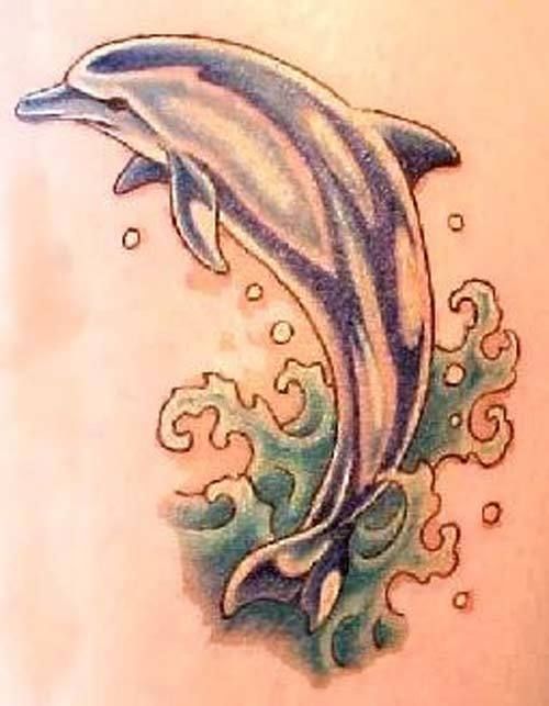 dauphins dessins de tatouage
