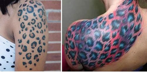 léopard dessins imprimés de tatouages