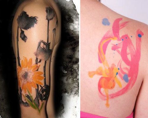conception de tatouage abstrait