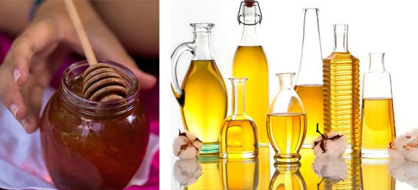 l'huile d'olive et le miel masque