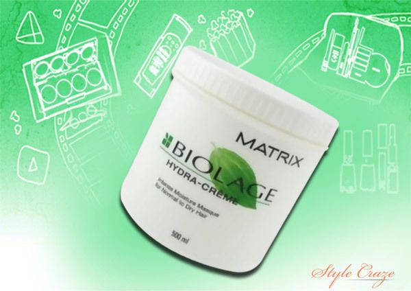 matrice Biolage hydratant masque de cheveux