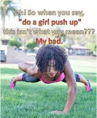 fille push ups