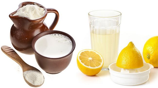 Poudre de lait et de jus de citron