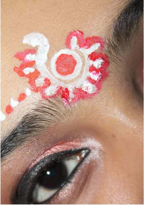 comment faire le maquillage de mariée bengali