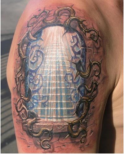 illuminant escalier tatouage