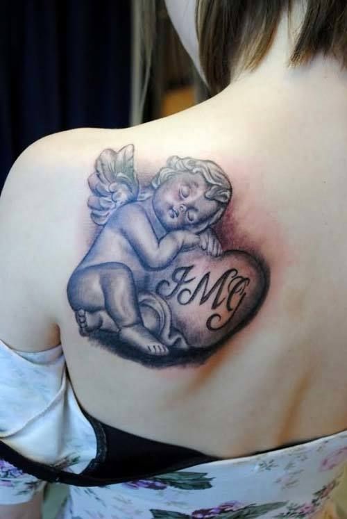 bébé tatouages ​​d'ange