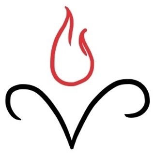 symbole Bélier avec le feu