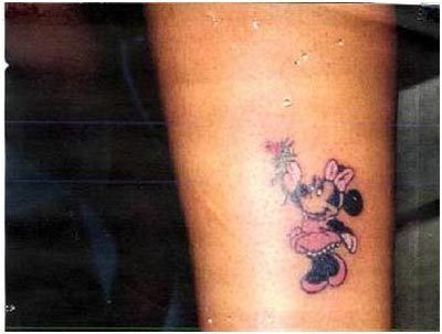 dessins de tatouage Minnie Mouse