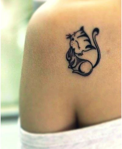 chaton dessins de tatouage
