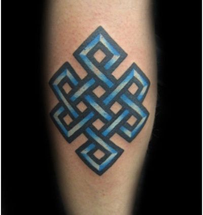 tatouage celtique coloré