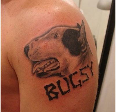 animaux tatouages ​​de chien