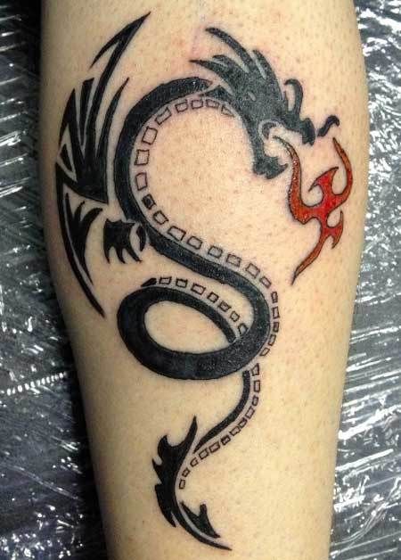 Tribal Dragon dessins de tatouage
